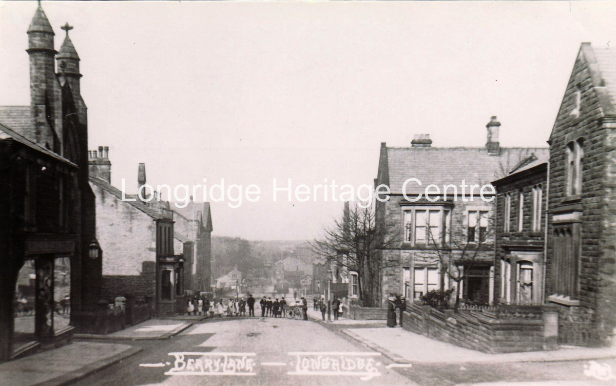 265A - Berry Lane - Looking downhill from near Hodder Street - Unknown